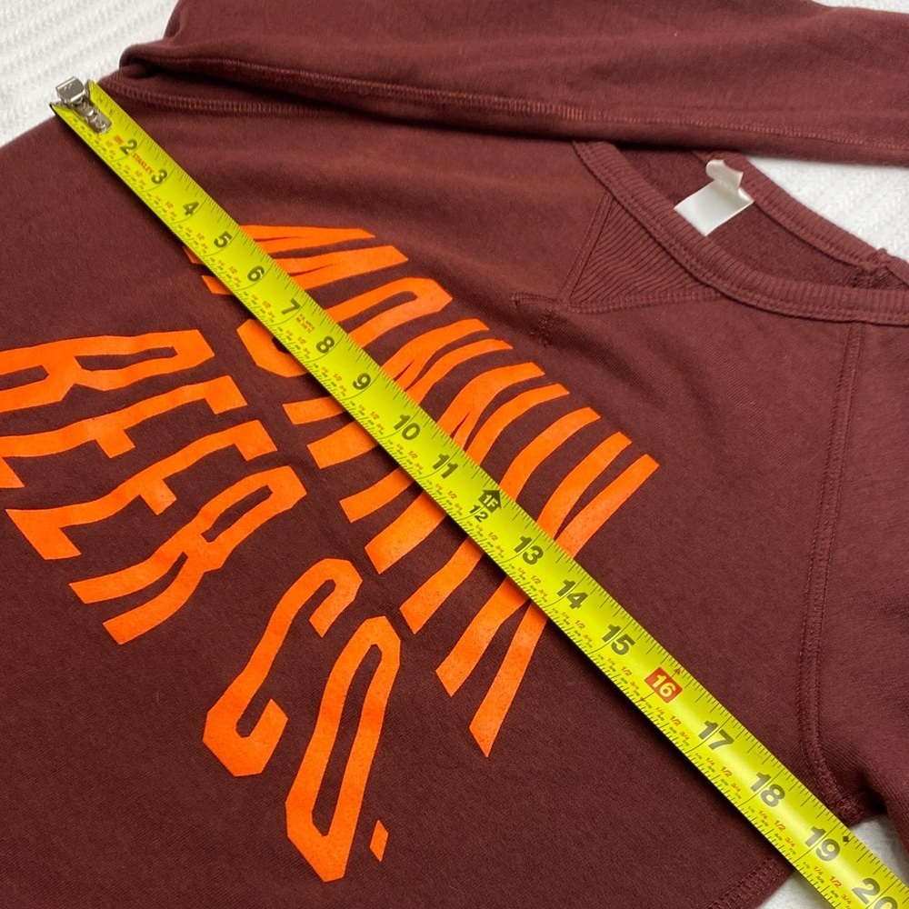Monnik Beer Co Louisville Graphic Sweatshirt Craft Brewery Burgundy Small - Picture 7 of 10